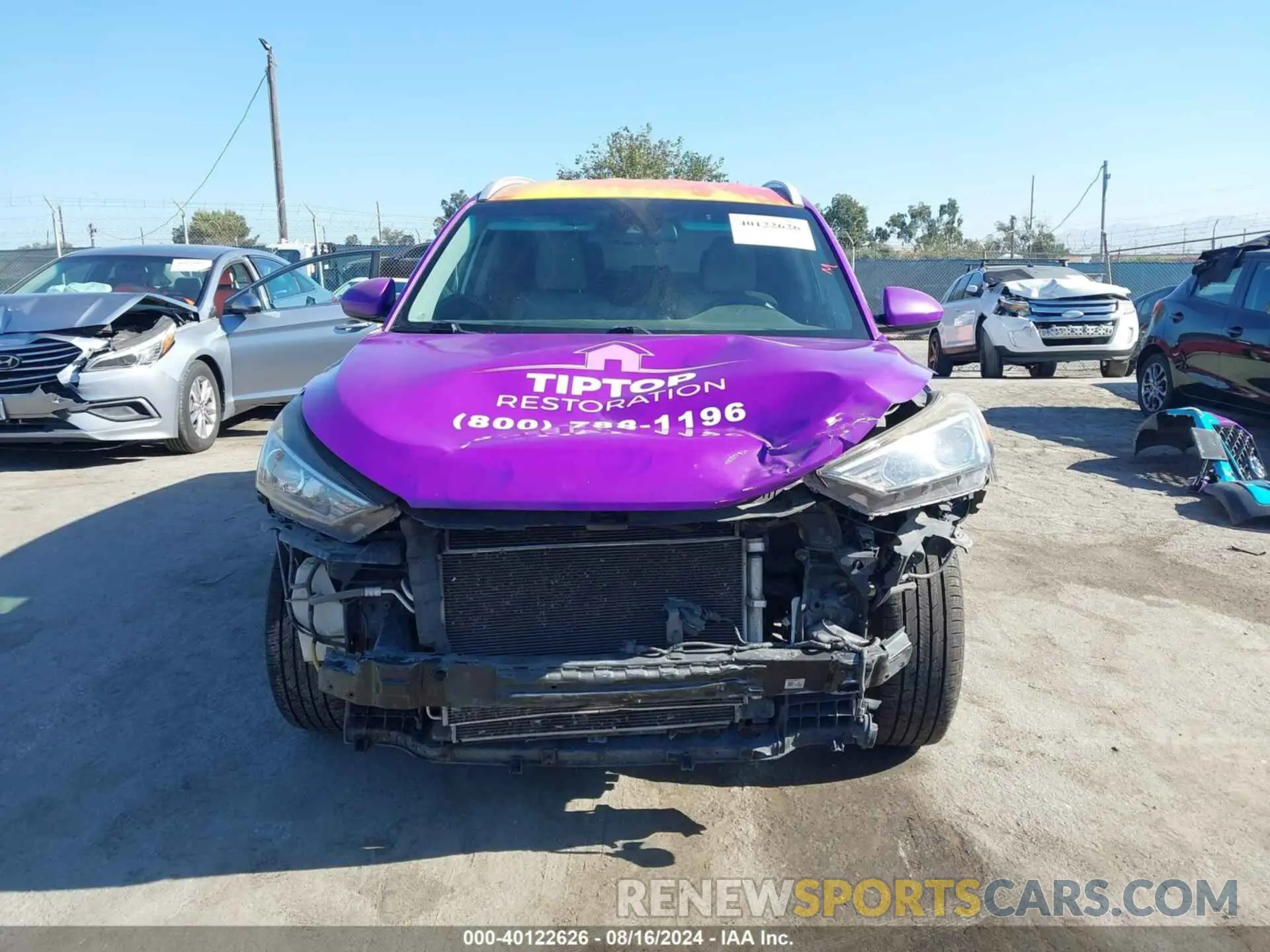 13 Photograph of a damaged car KM8J33A43KU067973 HYUNDAI TUCSON 2019