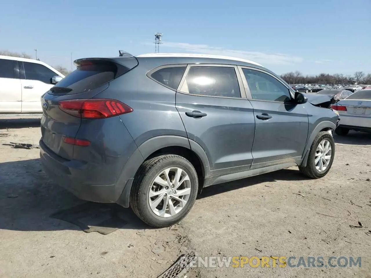 3 Photograph of a damaged car KM8J33A43KU072137 HYUNDAI TUCSON 2019