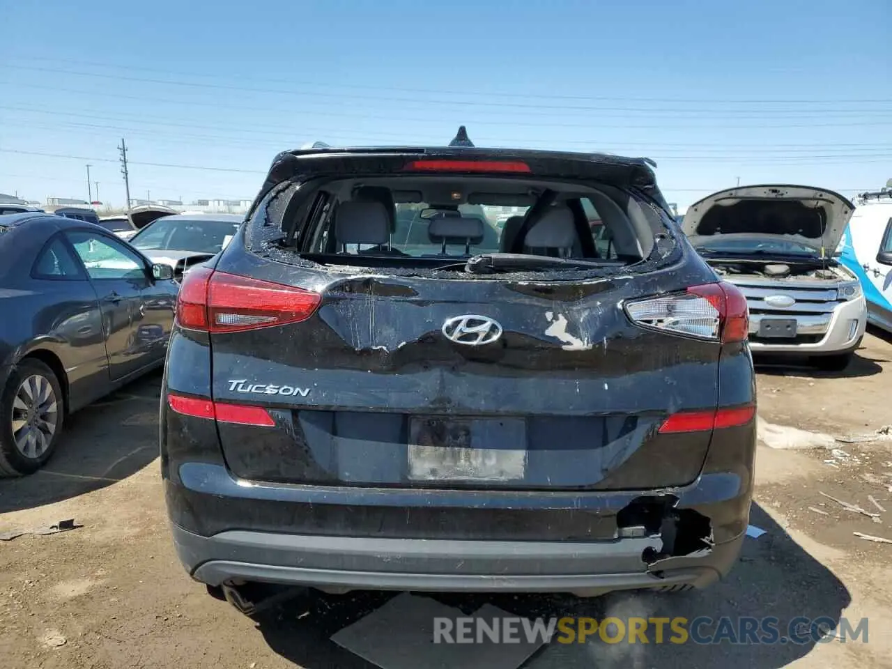 6 Photograph of a damaged car KM8J33A43KU888877 HYUNDAI TUCSON 2019