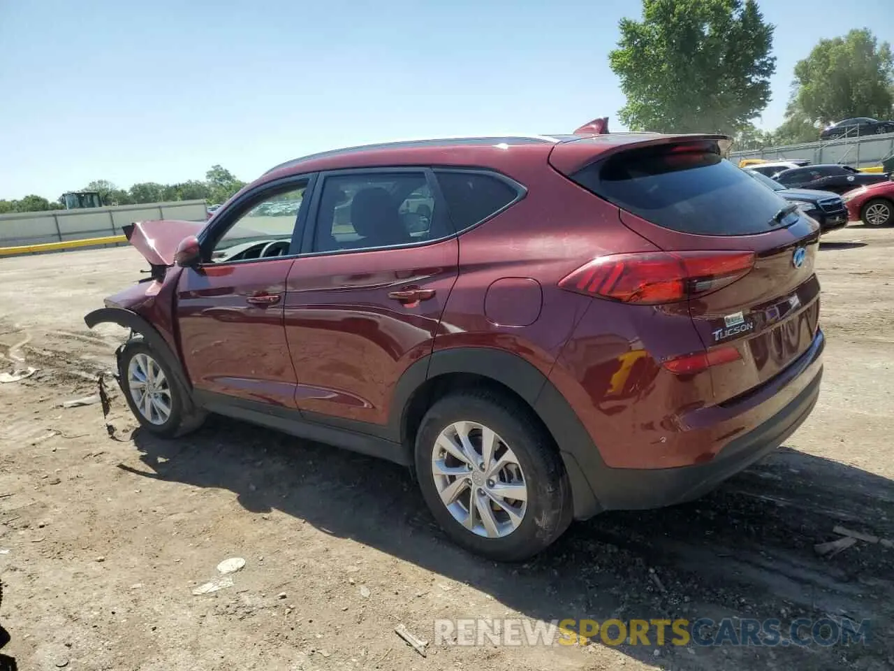 2 Photograph of a damaged car KM8J33A43KU970169 HYUNDAI TUCSON 2019