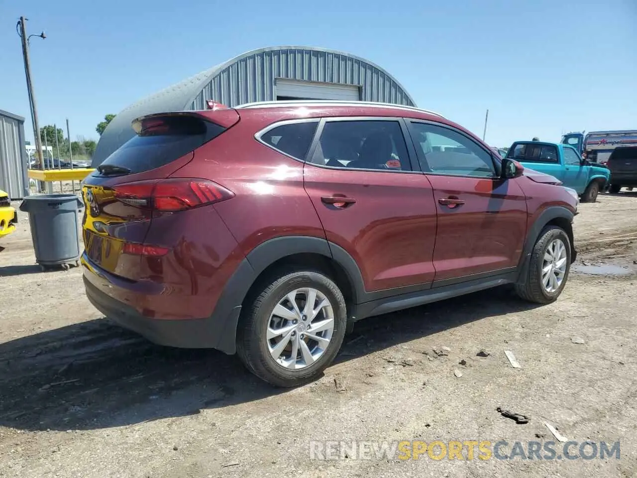 3 Photograph of a damaged car KM8J33A43KU970169 HYUNDAI TUCSON 2019
