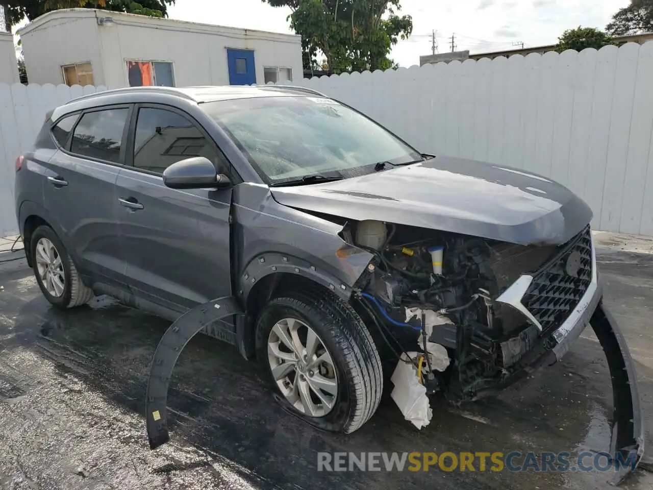 4 Photograph of a damaged car KM8J33A45KU001585 HYUNDAI TUCSON 2019
