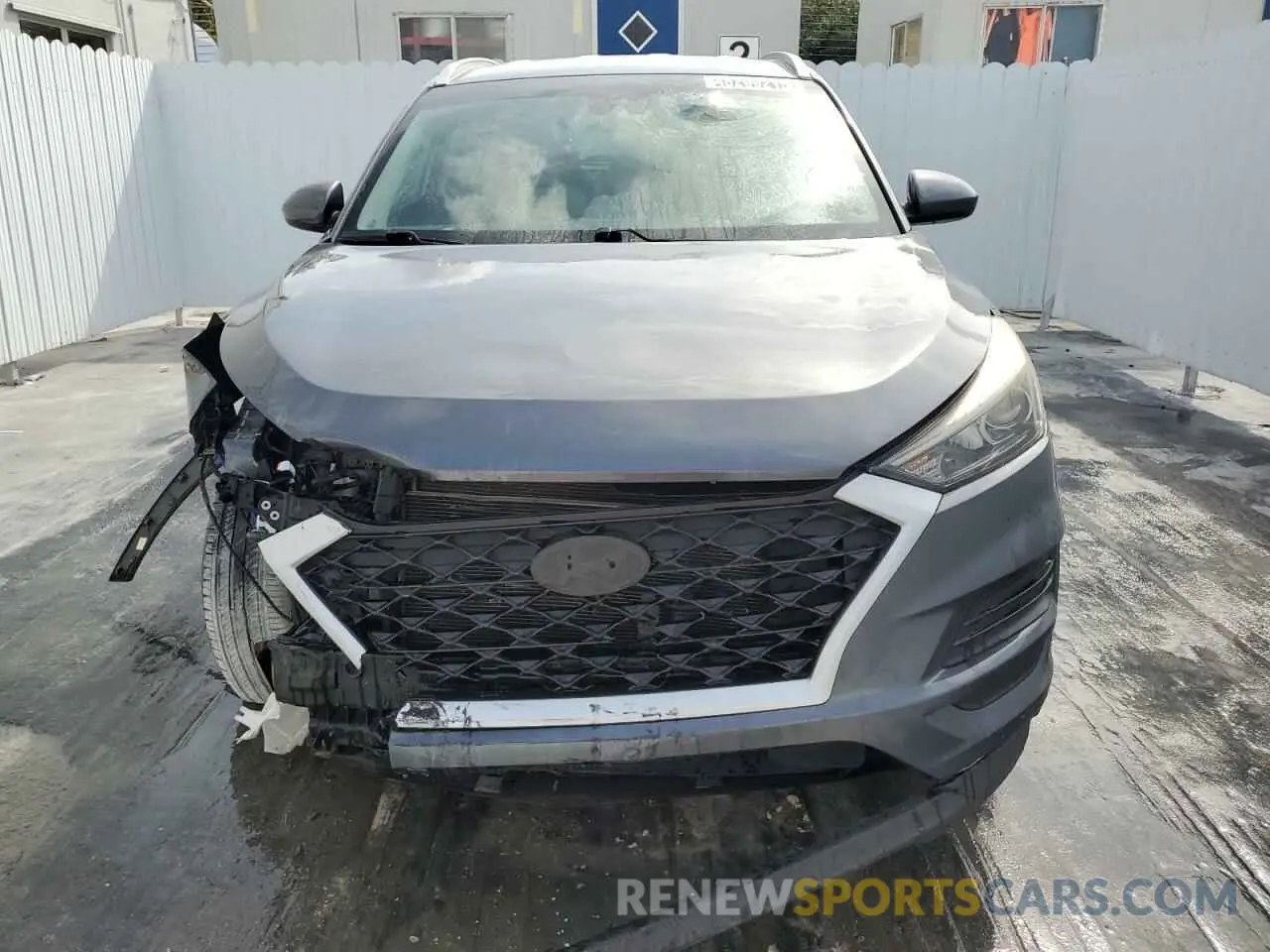5 Photograph of a damaged car KM8J33A45KU001585 HYUNDAI TUCSON 2019