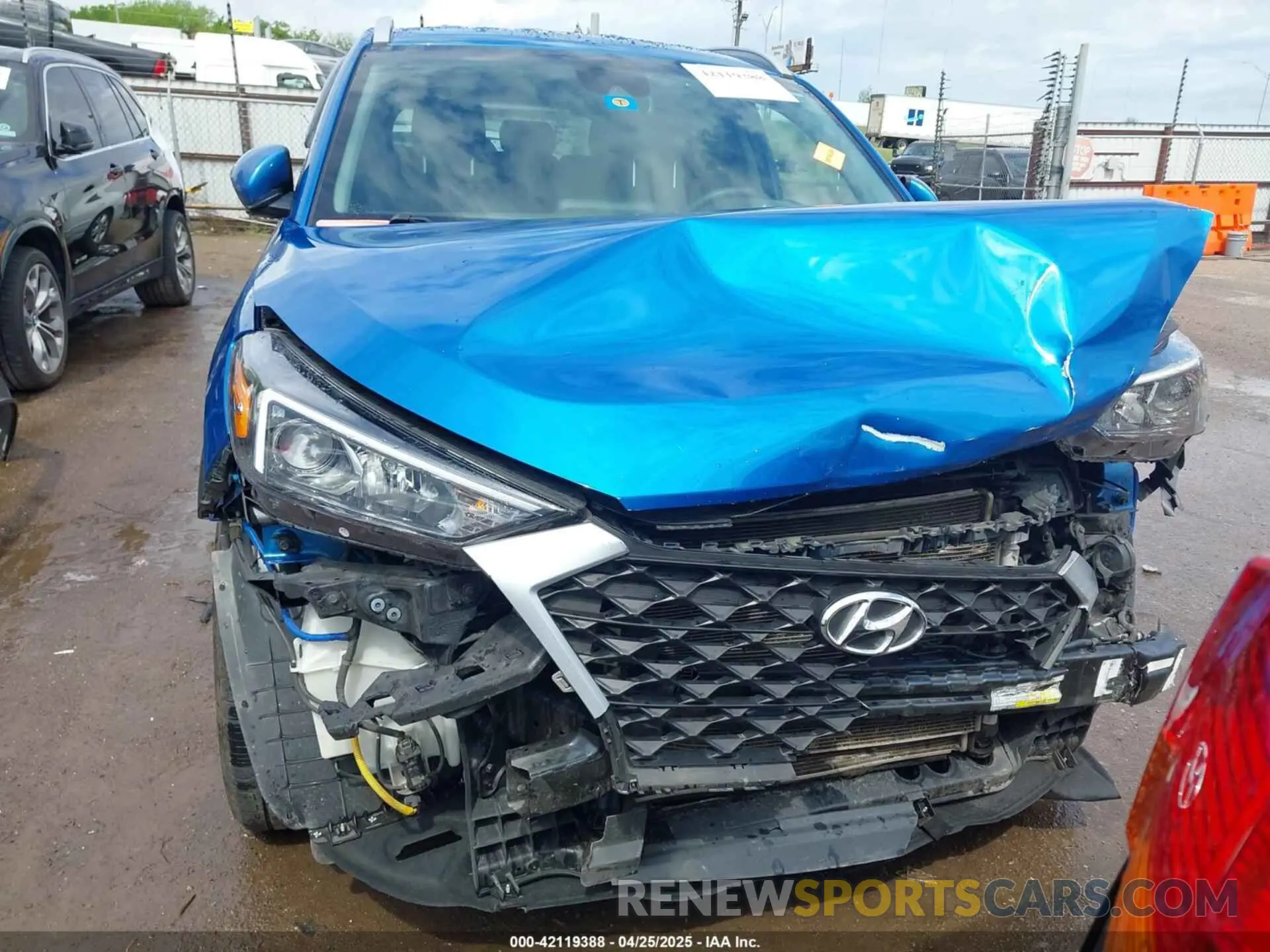 13 Photograph of a damaged car KM8J33A46KU025569 HYUNDAI TUCSON 2019