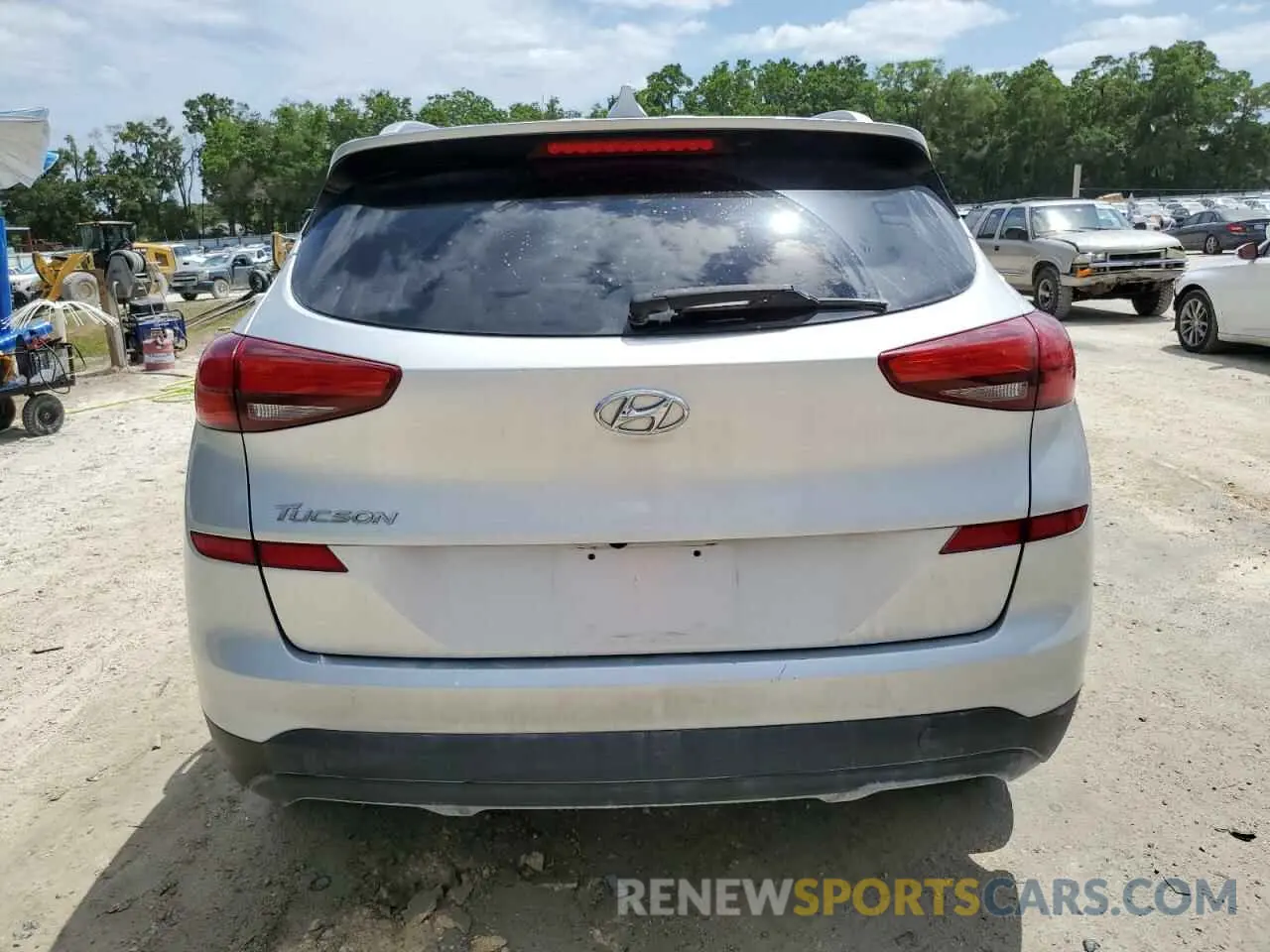 6 Photograph of a damaged car KM8J33A46KU848101 HYUNDAI TUCSON 2019