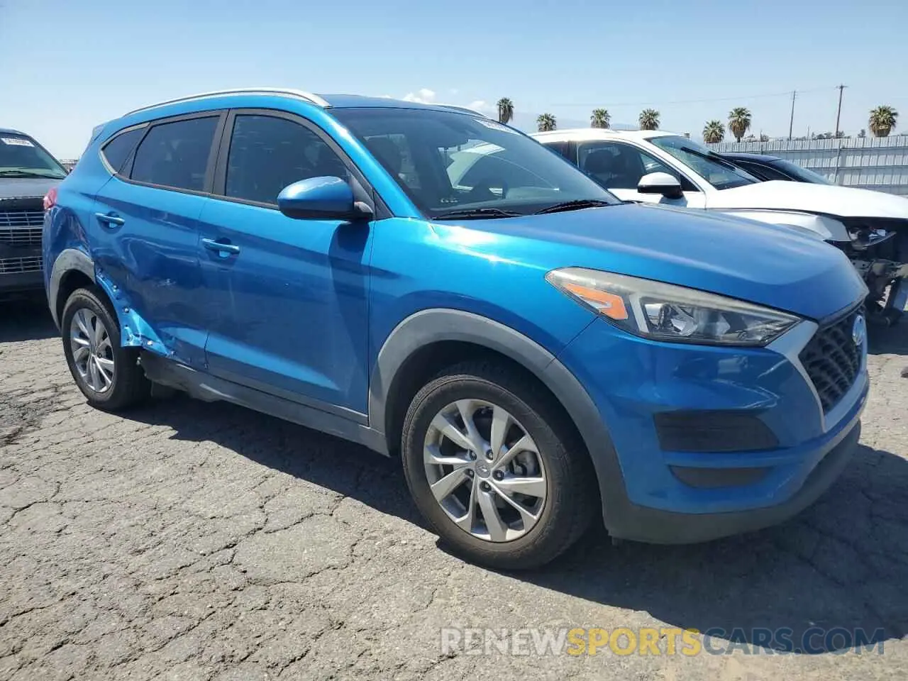 4 Photograph of a damaged car KM8J33A49KU869184 HYUNDAI TUCSON 2019