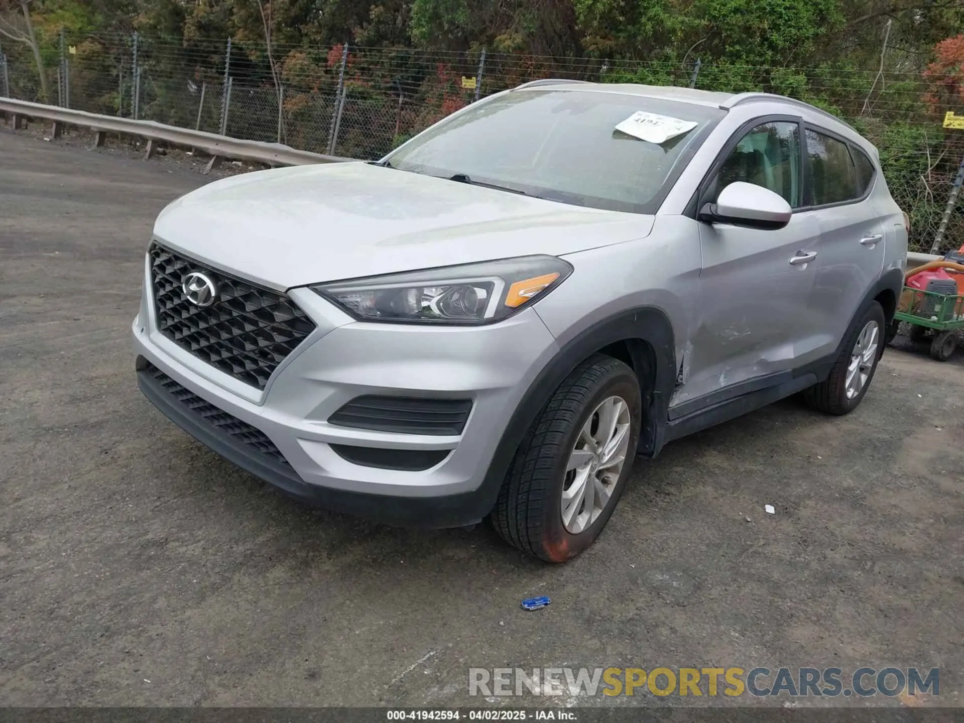 2 Photograph of a damaged car KM8J33A49KU921624 HYUNDAI TUCSON 2019