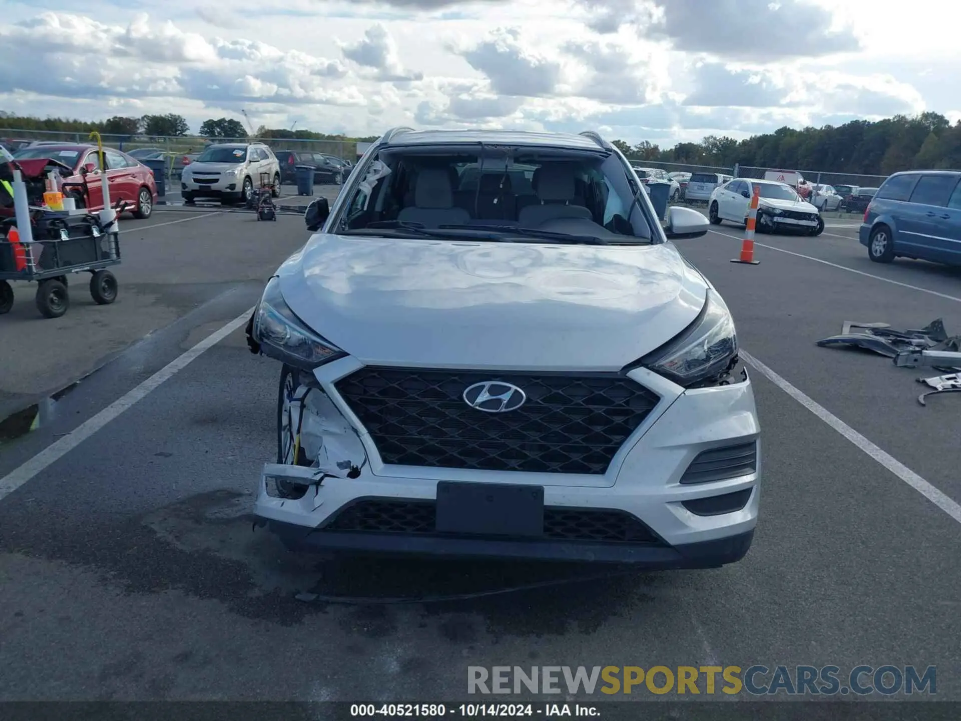 13 Photograph of a damaged car KM8J33A49KU998607 HYUNDAI TUCSON 2019