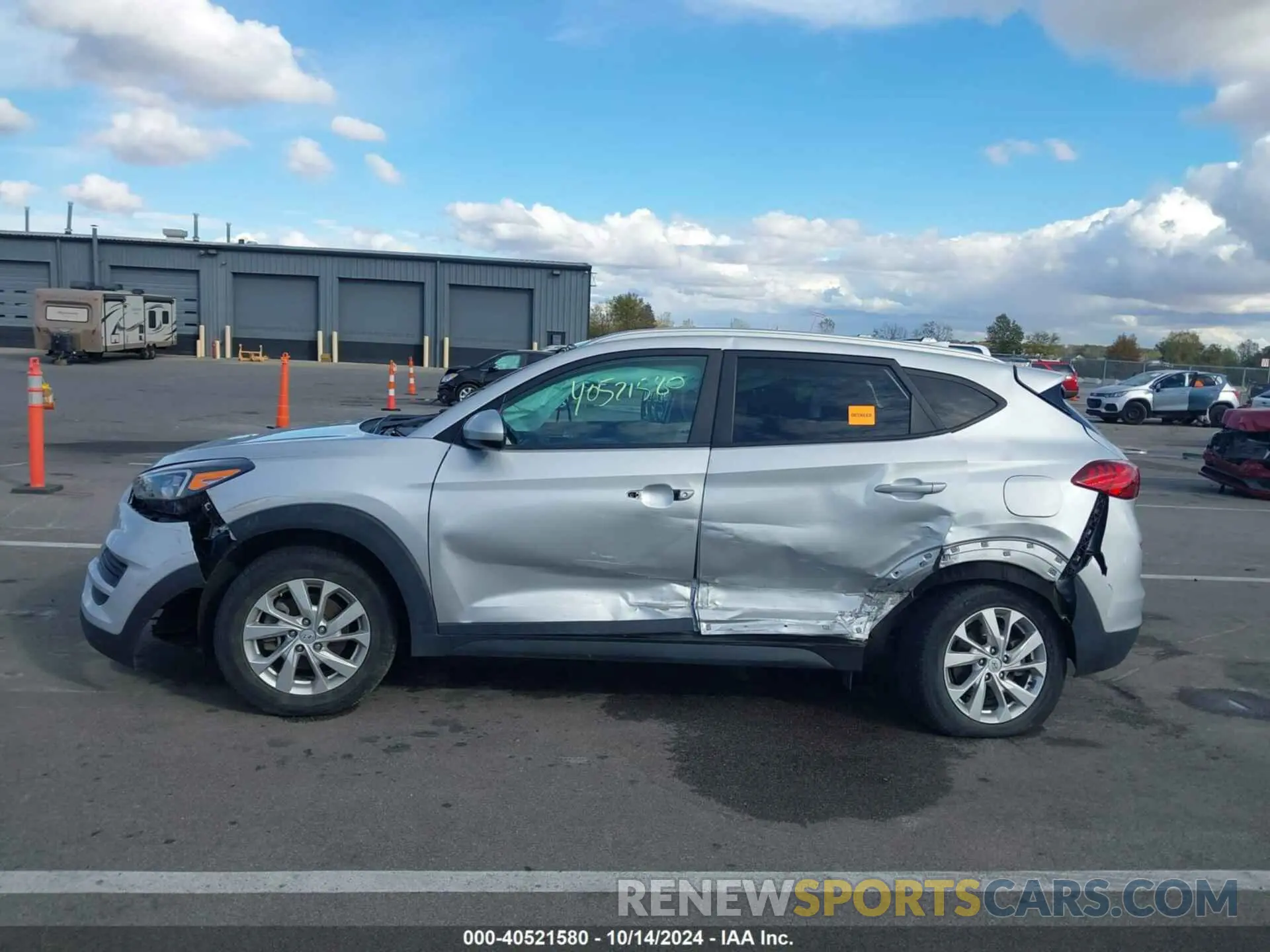 15 Photograph of a damaged car KM8J33A49KU998607 HYUNDAI TUCSON 2019
