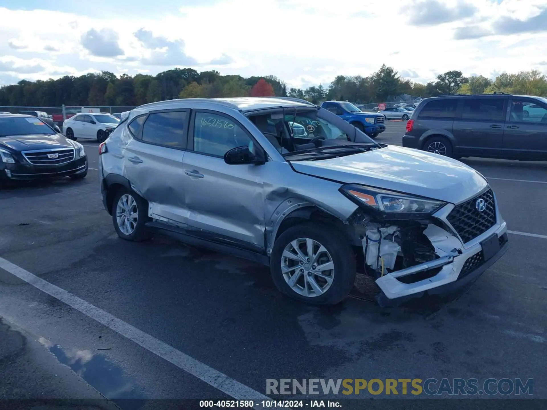 6 Photograph of a damaged car KM8J33A49KU998607 HYUNDAI TUCSON 2019