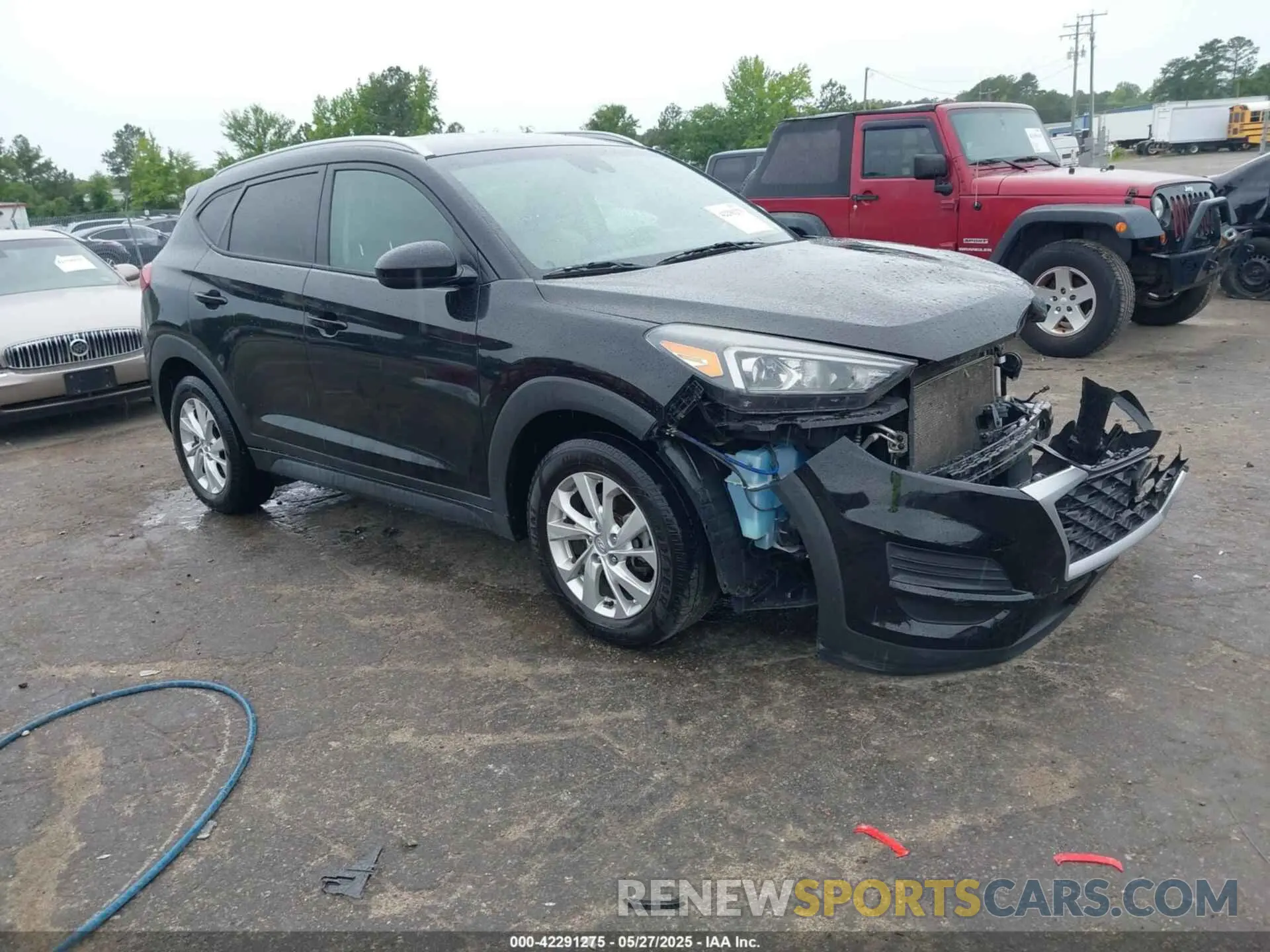 1 Photograph of a damaged car KM8J33A4XKU851129 HYUNDAI TUCSON 2019