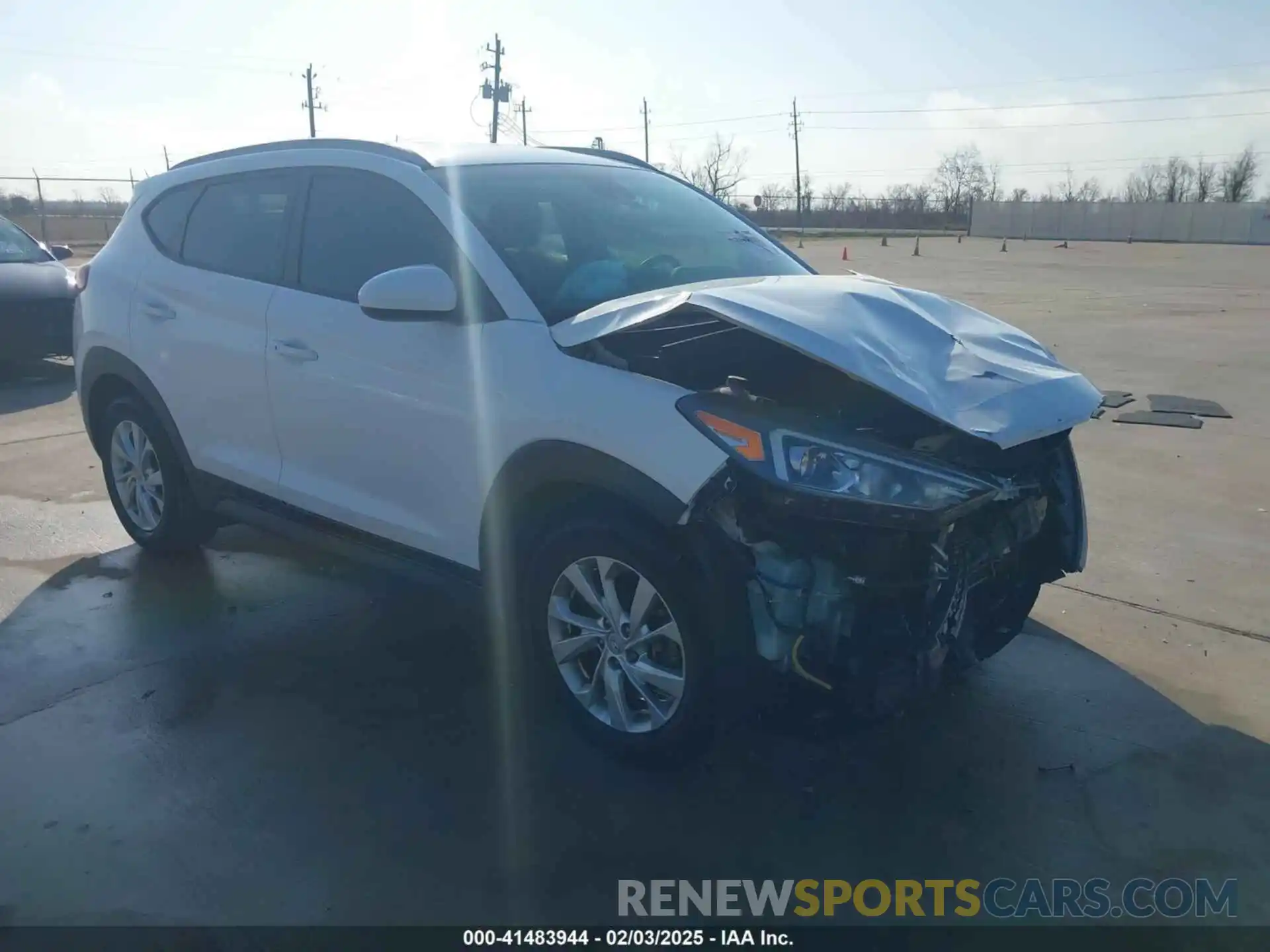 1 Photograph of a damaged car KM8J33A4XKU926976 HYUNDAI TUCSON 2019