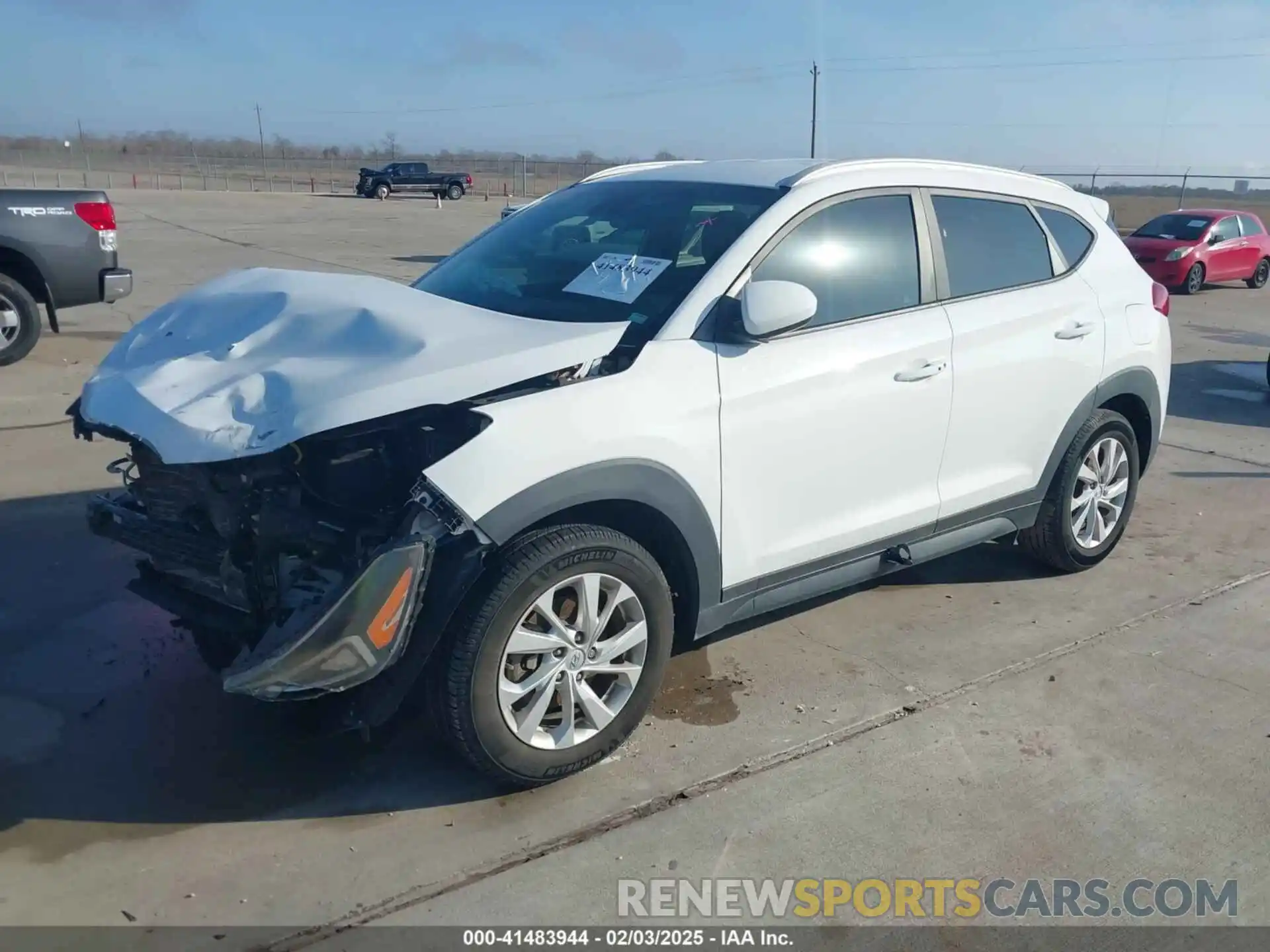 2 Photograph of a damaged car KM8J33A4XKU926976 HYUNDAI TUCSON 2019