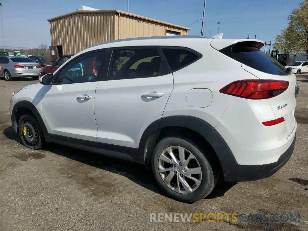 2 Photograph of a damaged car KM8J33A4XKU956155 HYUNDAI TUCSON 2019