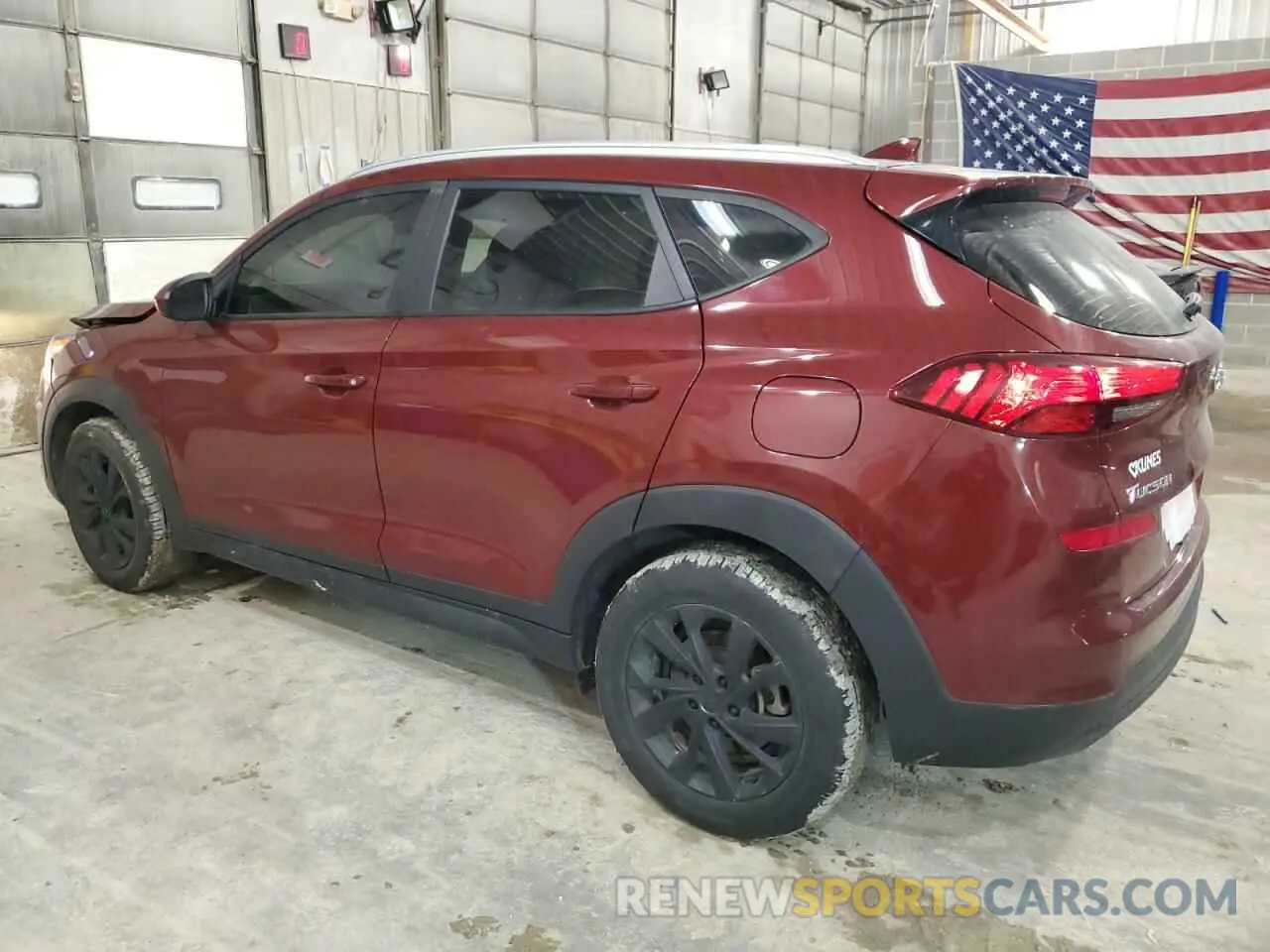 2 Photograph of a damaged car KM8J33A4XKU990256 HYUNDAI TUCSON 2019