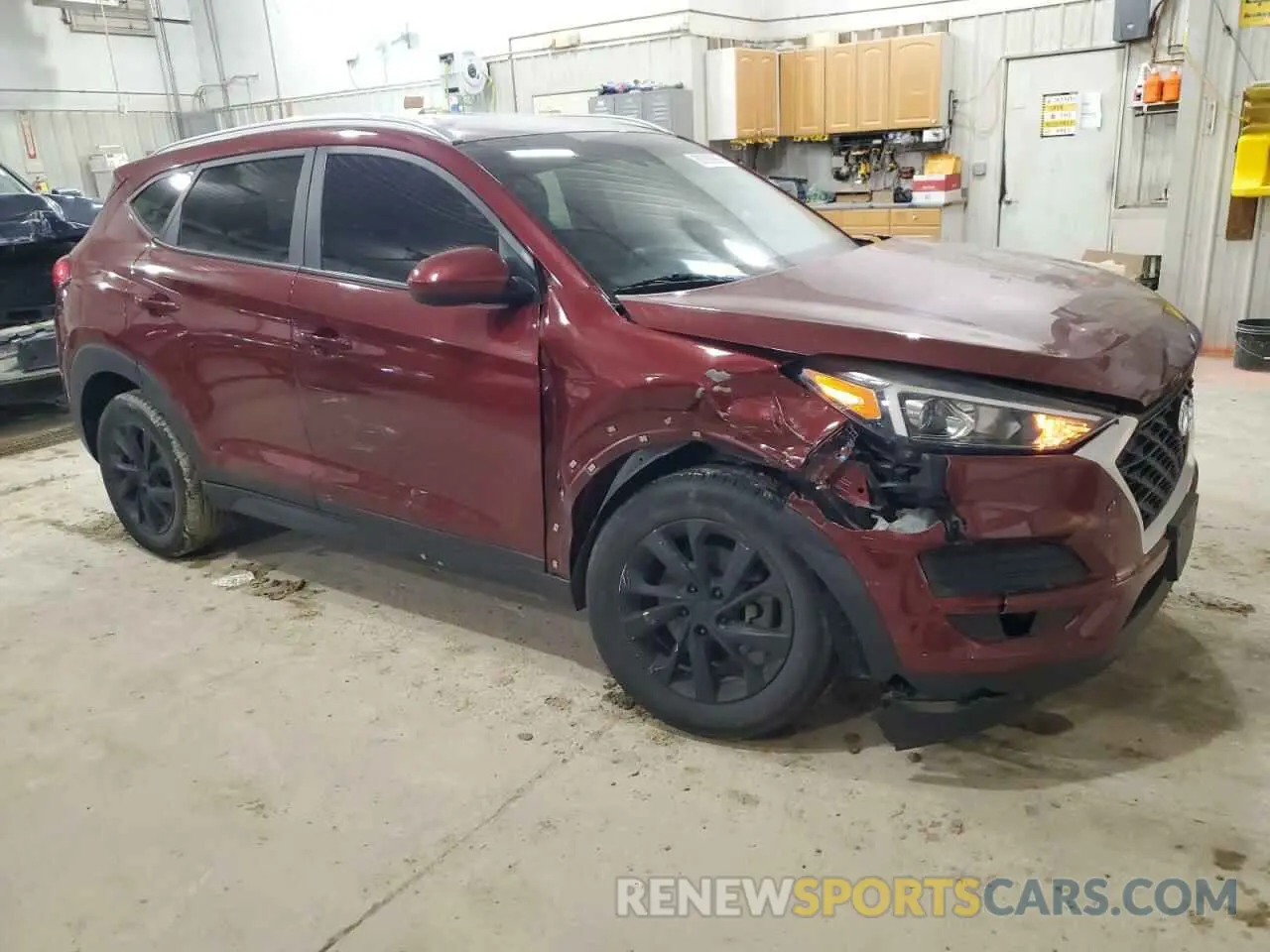 4 Photograph of a damaged car KM8J33A4XKU990256 HYUNDAI TUCSON 2019