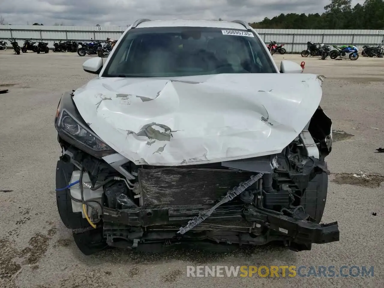 5 Photograph of a damaged car KM8J33AL0KU050149 HYUNDAI TUCSON 2019