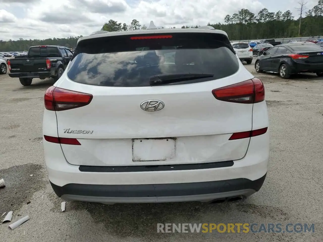 6 Photograph of a damaged car KM8J33AL0KU050149 HYUNDAI TUCSON 2019