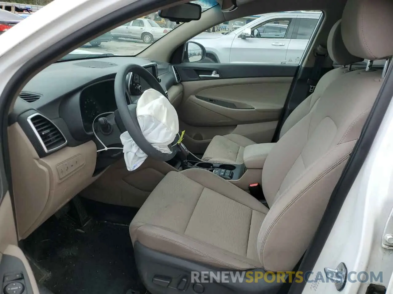 7 Photograph of a damaged car KM8J33AL0KU050149 HYUNDAI TUCSON 2019