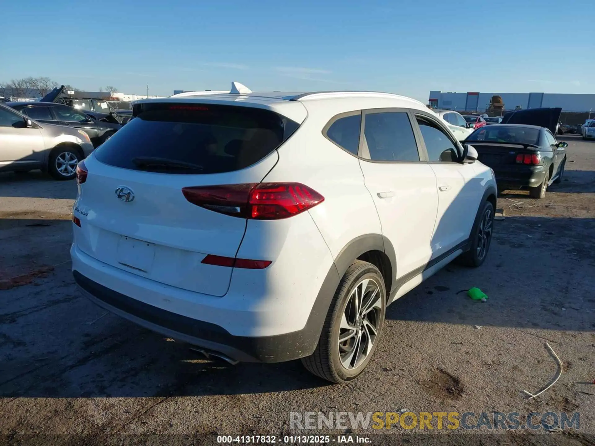 4 Photograph of a damaged car KM8J33AL1KU838499 HYUNDAI TUCSON 2019
