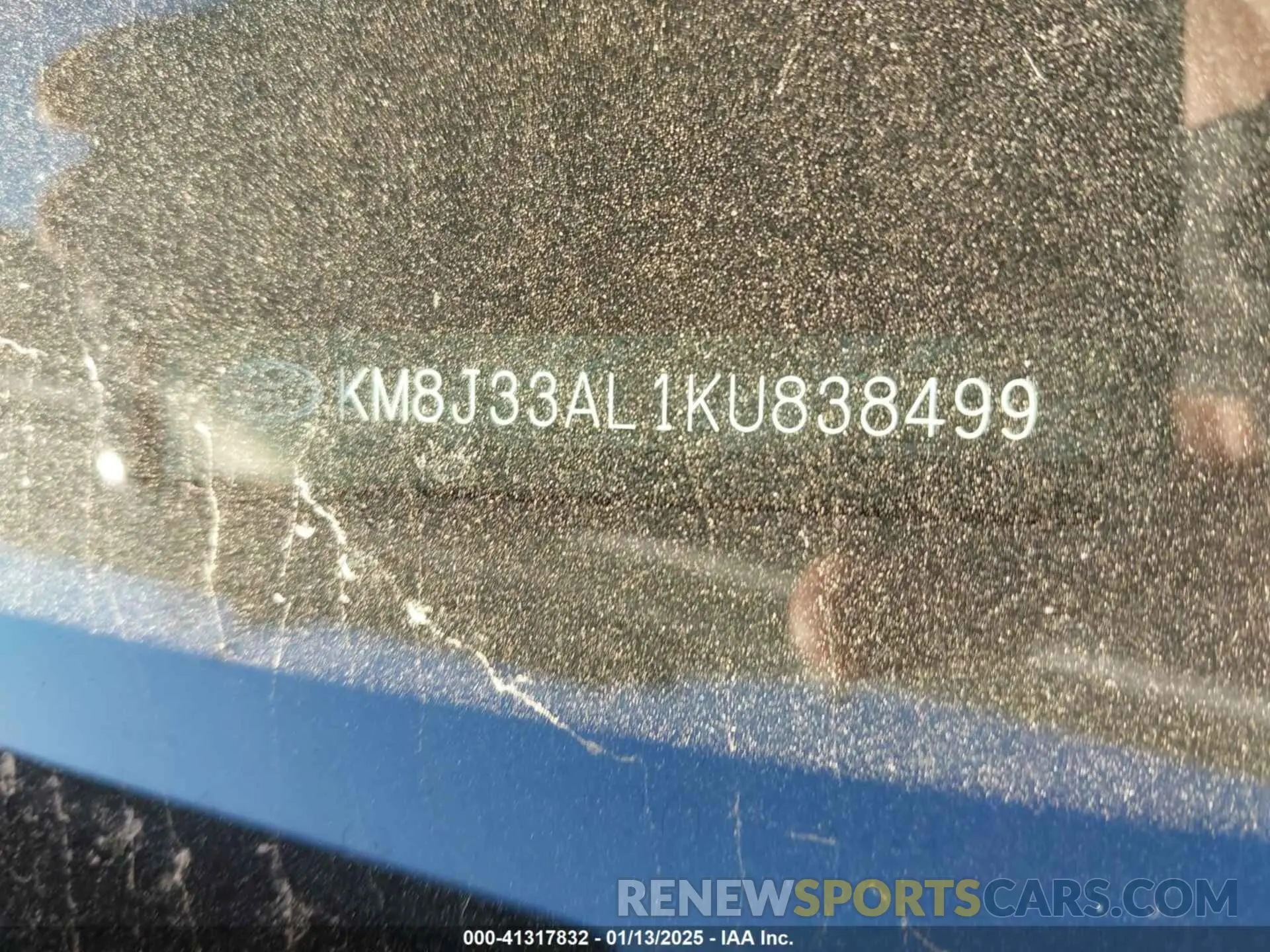 9 Photograph of a damaged car KM8J33AL1KU838499 HYUNDAI TUCSON 2019