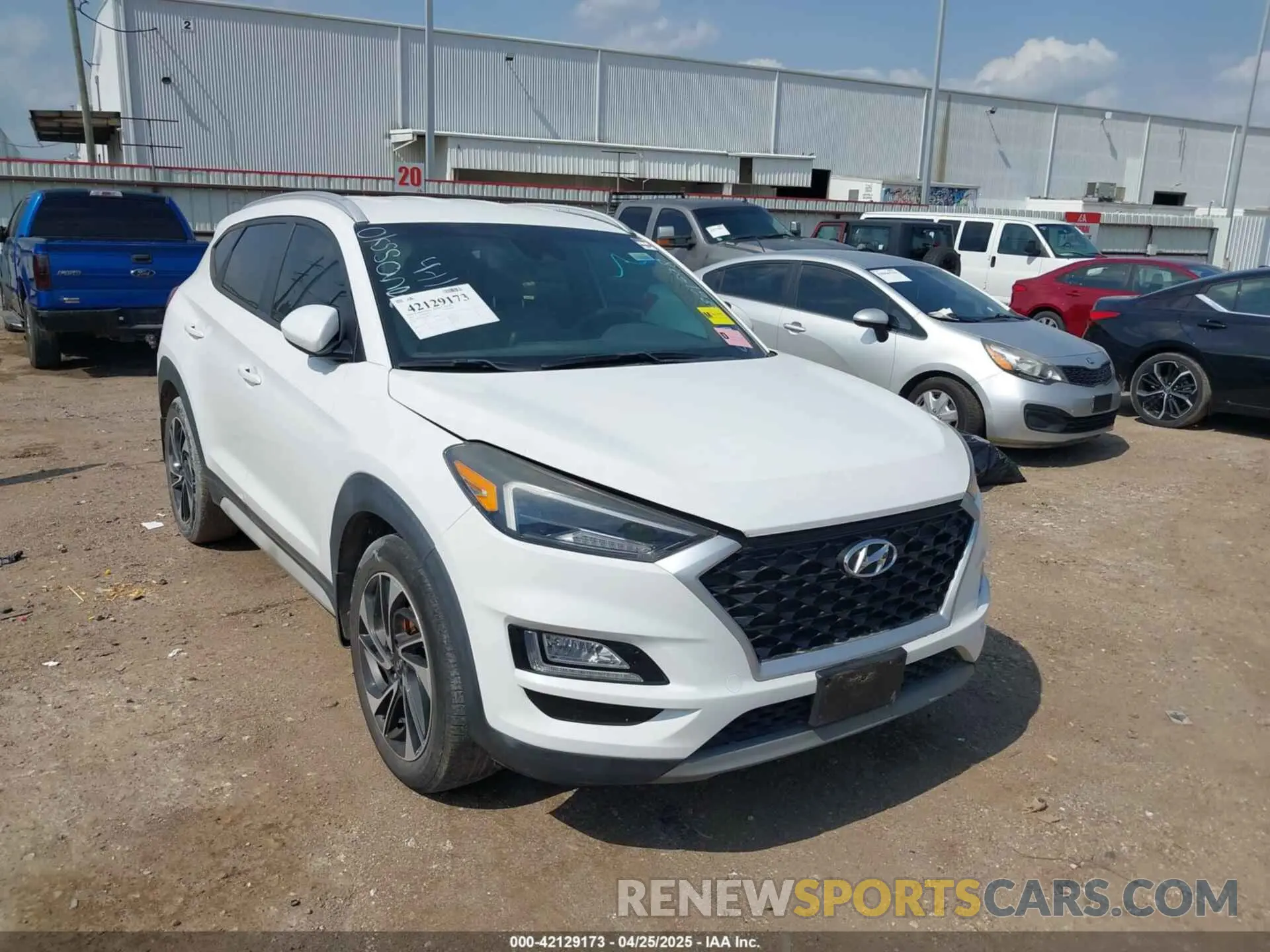 1 Photograph of a damaged car KM8J33AL1KU861698 HYUNDAI TUCSON 2019