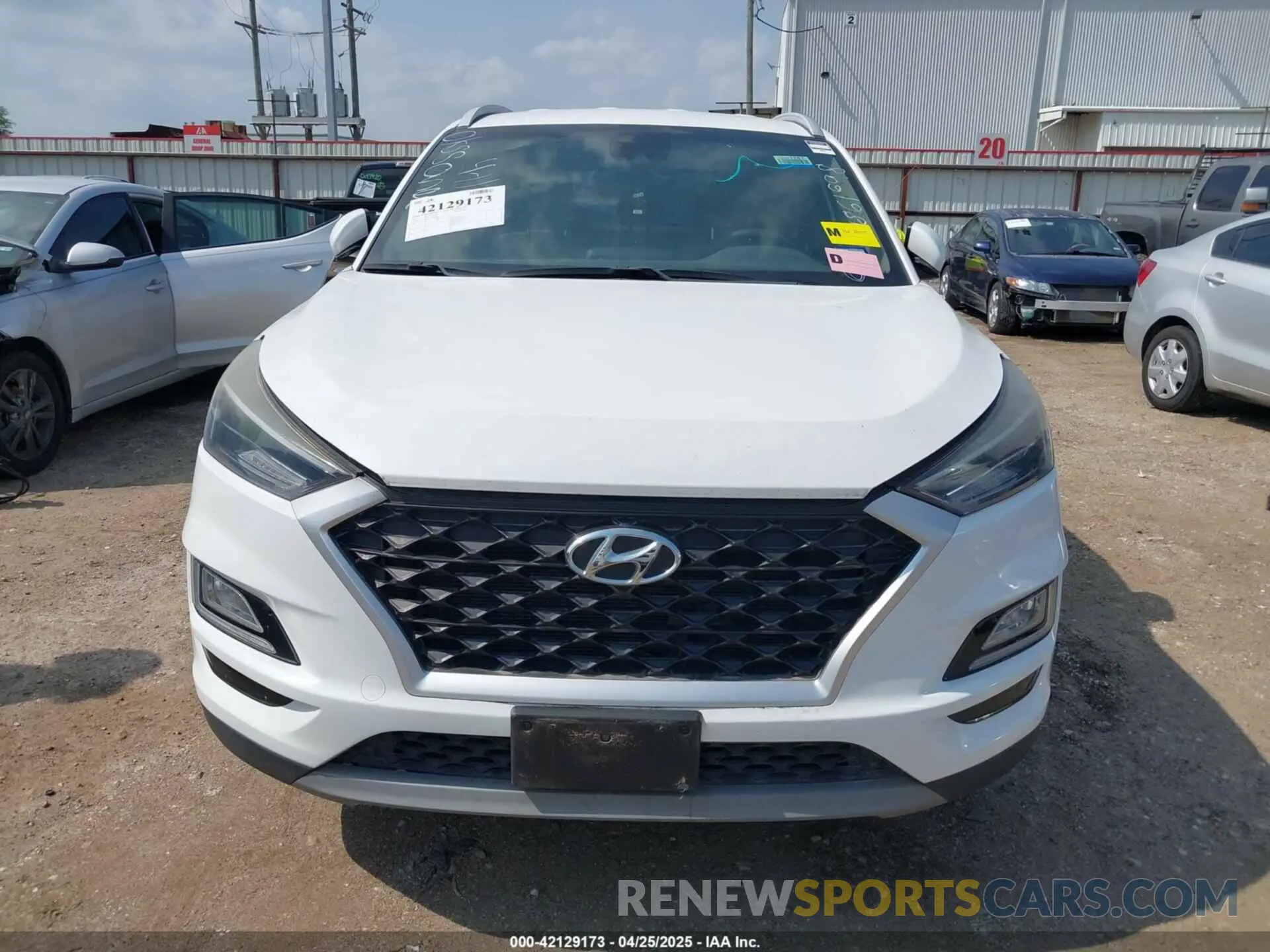 12 Photograph of a damaged car KM8J33AL1KU861698 HYUNDAI TUCSON 2019