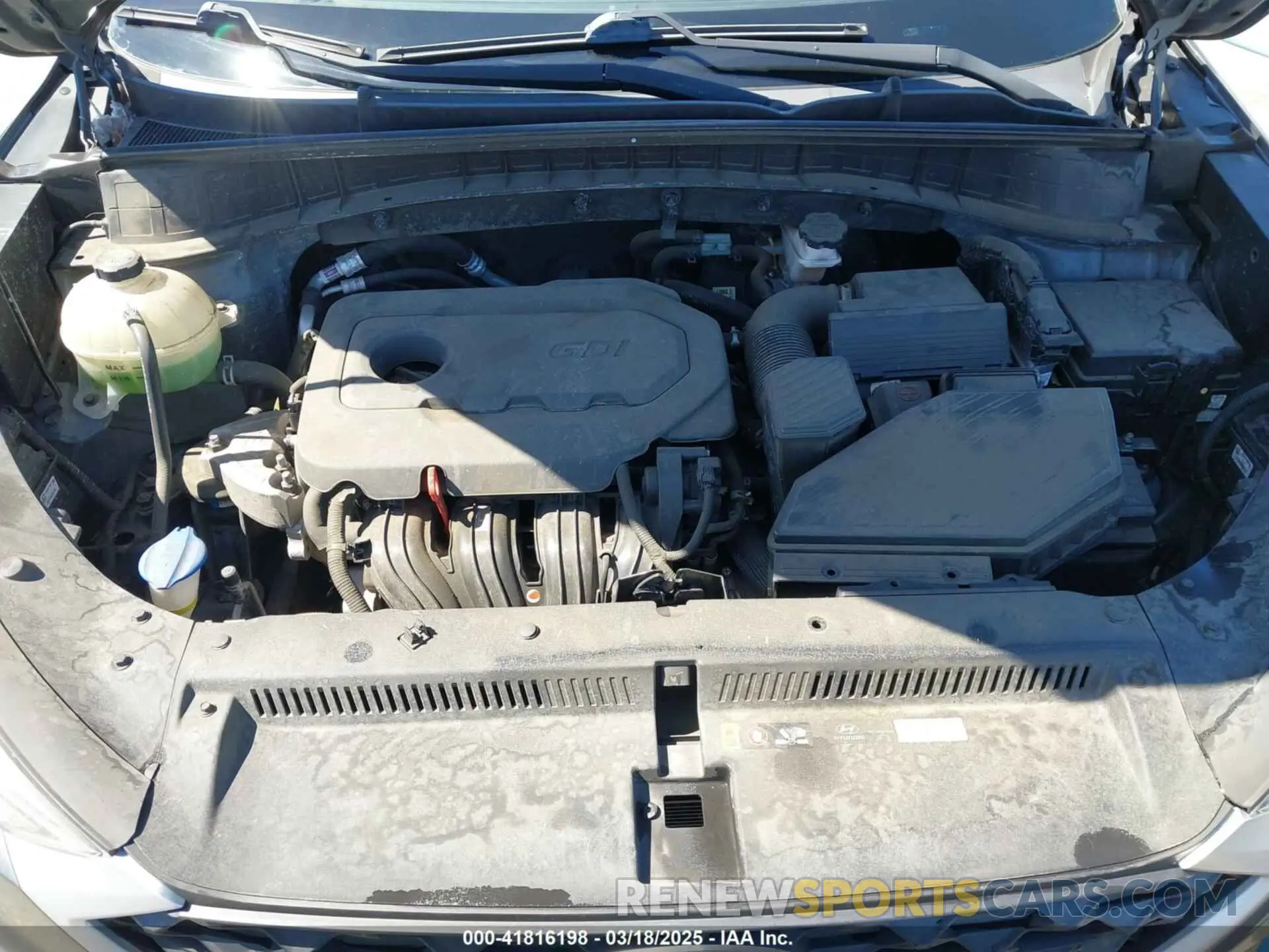 10 Photograph of a damaged car KM8J33AL1KU890618 HYUNDAI TUCSON 2019