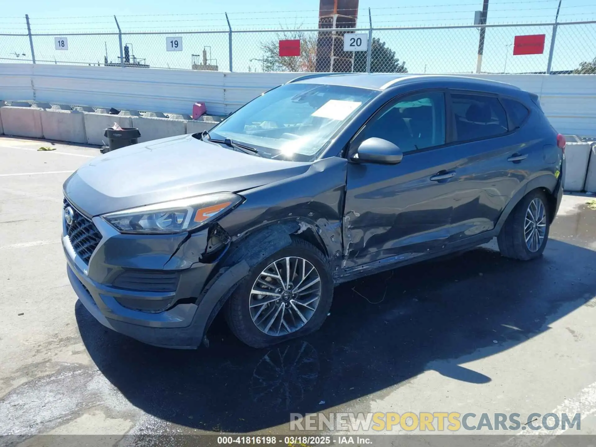 2 Photograph of a damaged car KM8J33AL1KU890618 HYUNDAI TUCSON 2019