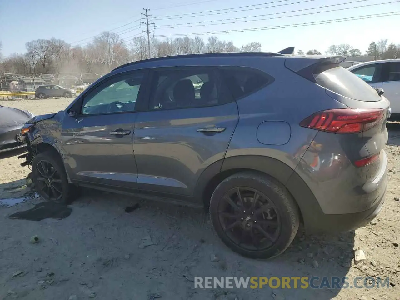 2 Photograph of a damaged car KM8J33AL1KU960411 HYUNDAI TUCSON 2019
