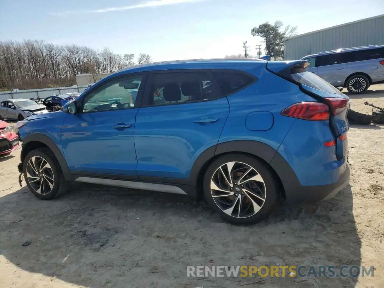 2 Photograph of a damaged car KM8J33AL1KU970713 HYUNDAI TUCSON 2019