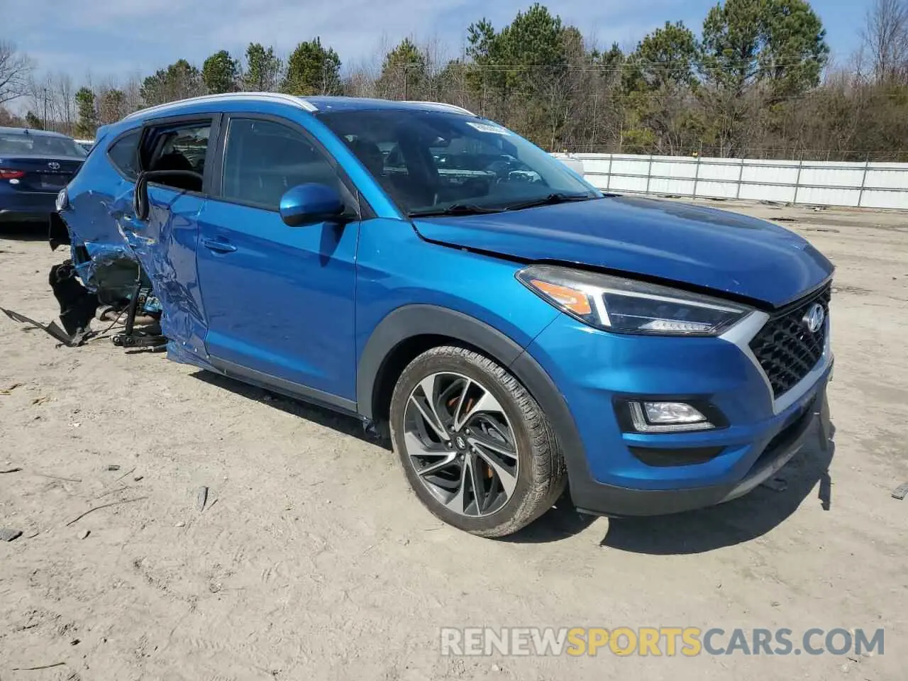 4 Photograph of a damaged car KM8J33AL1KU970713 HYUNDAI TUCSON 2019