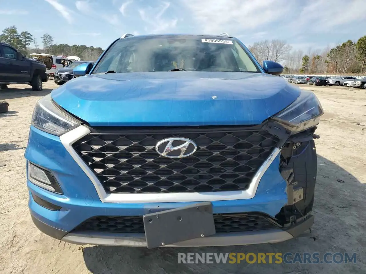 5 Photograph of a damaged car KM8J33AL1KU970713 HYUNDAI TUCSON 2019