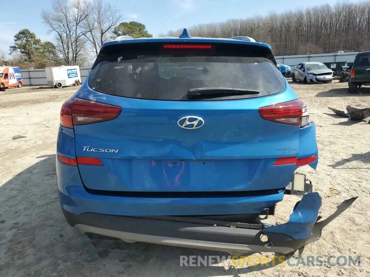 6 Photograph of a damaged car KM8J33AL1KU970713 HYUNDAI TUCSON 2019