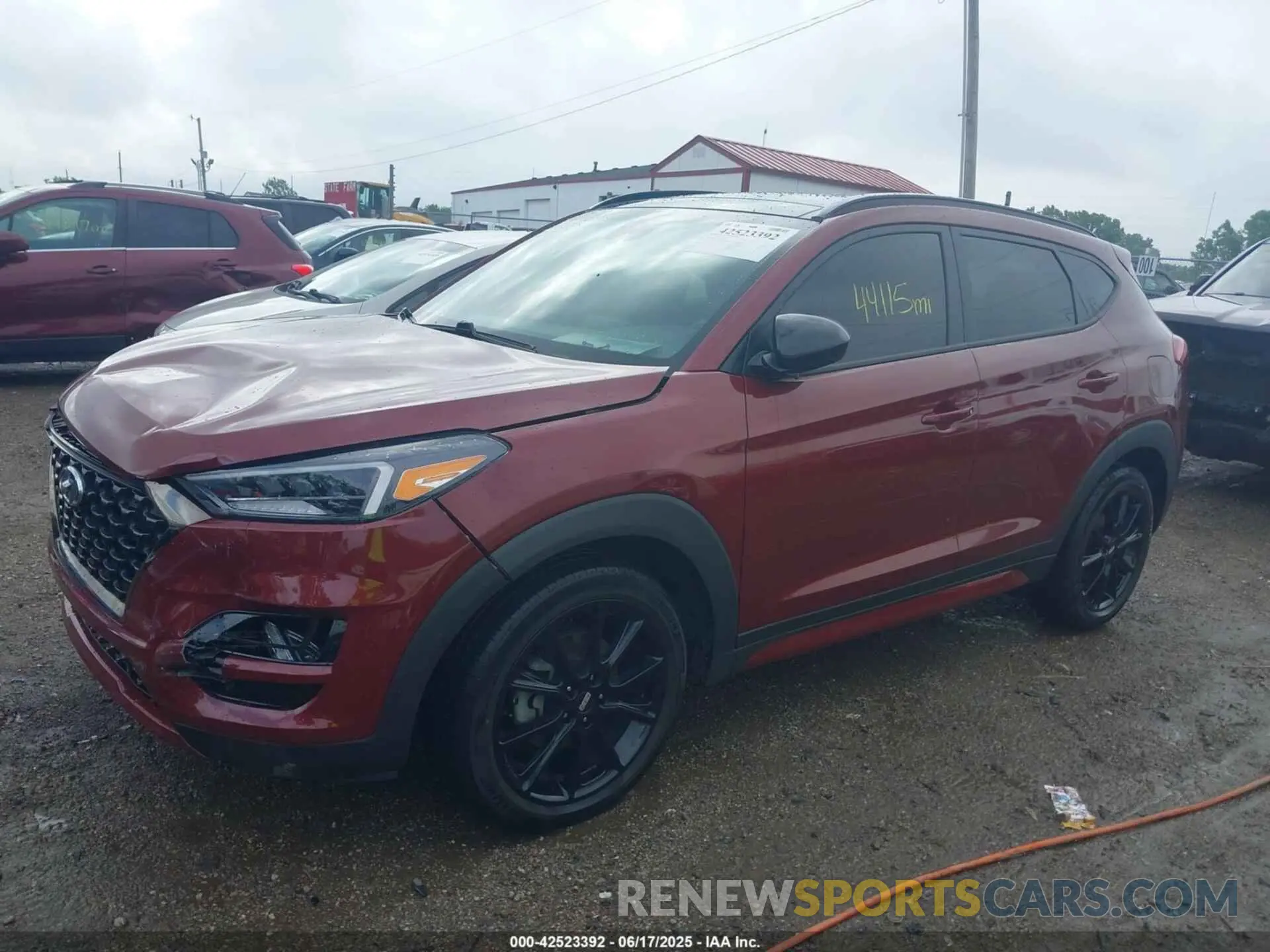 6 Photograph of a damaged car KM8J33AL2KU009618 HYUNDAI TUCSON 2019