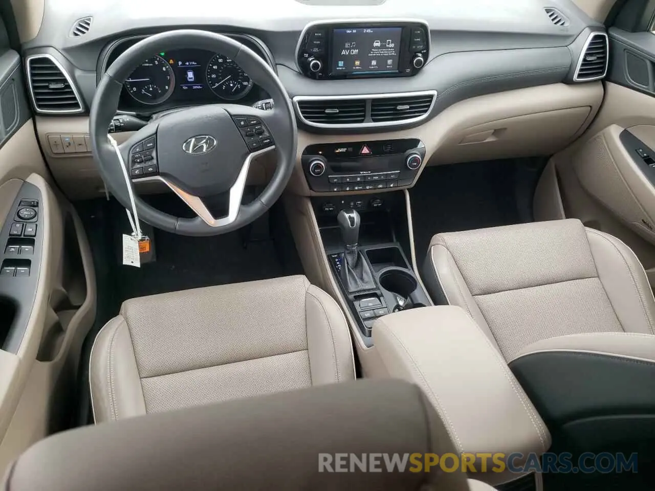 8 Photograph of a damaged car KM8J33AL2KU021767 HYUNDAI TUCSON 2019