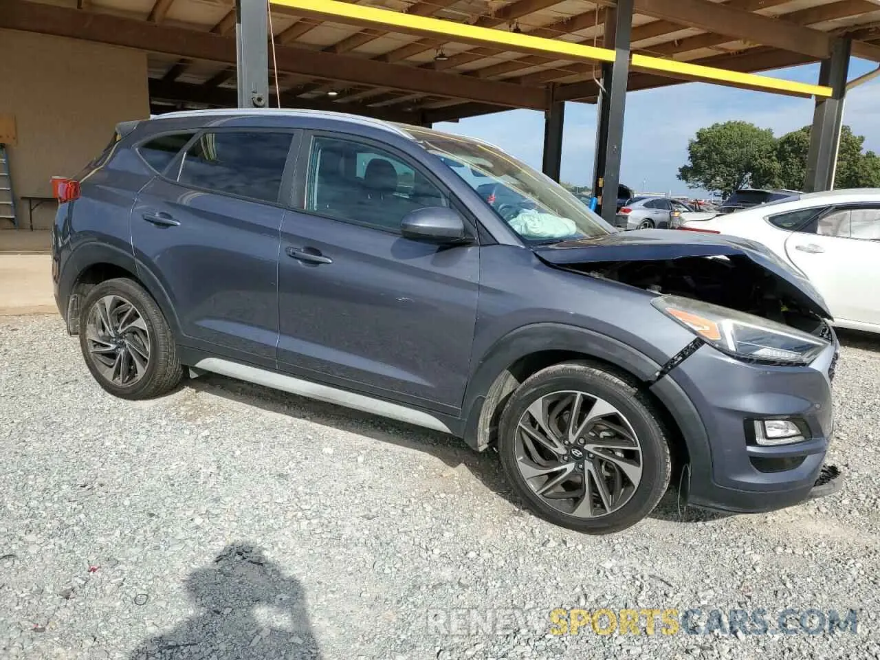 4 Photograph of a damaged car KM8J33AL2KU861726 HYUNDAI TUCSON 2019