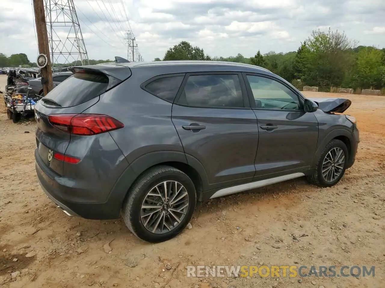 3 Photograph of a damaged car KM8J33AL2KU878218 HYUNDAI TUCSON 2019