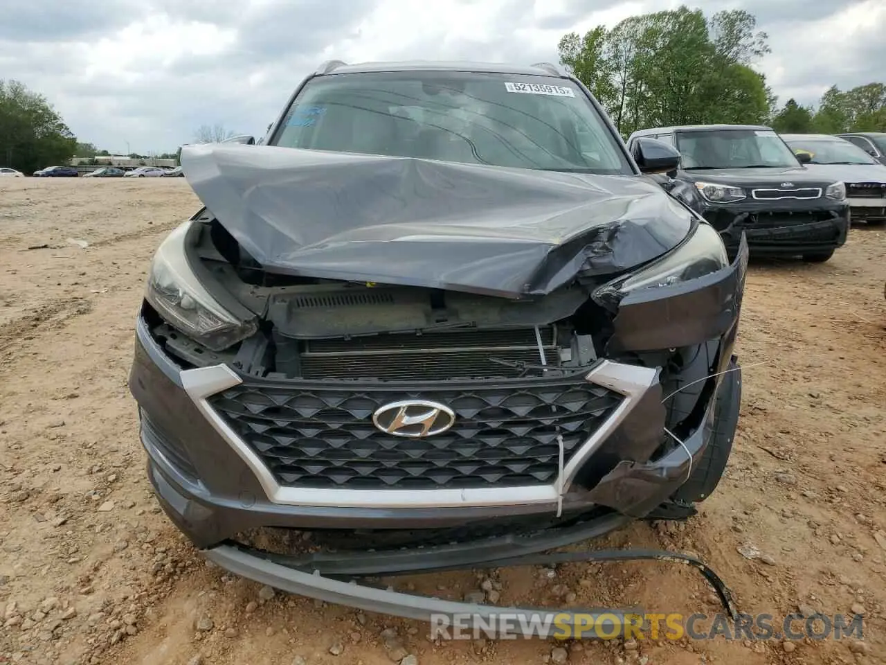 5 Photograph of a damaged car KM8J33AL2KU878218 HYUNDAI TUCSON 2019
