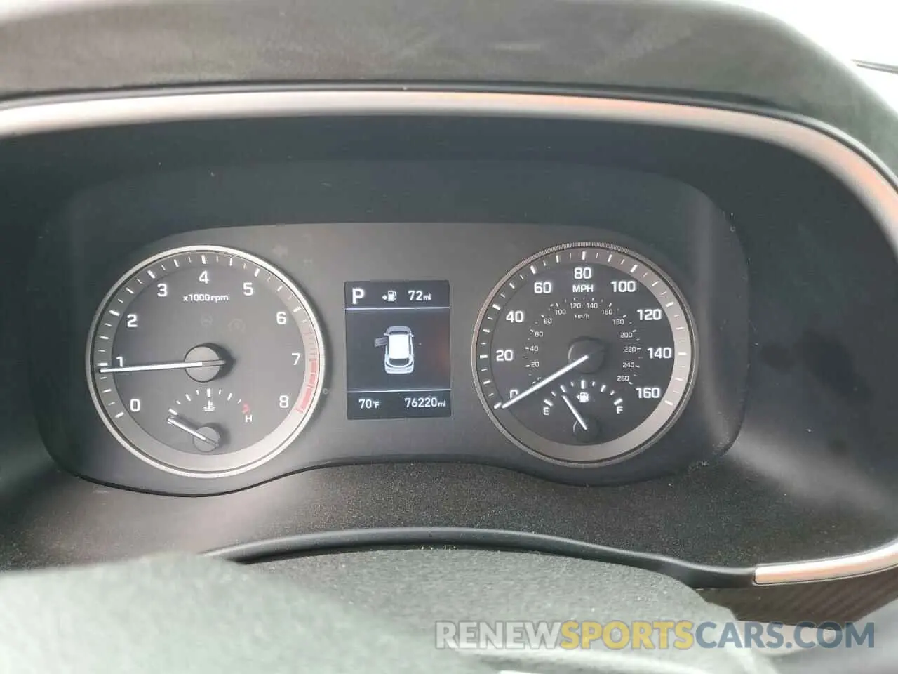 9 Photograph of a damaged car KM8J33AL2KU878218 HYUNDAI TUCSON 2019