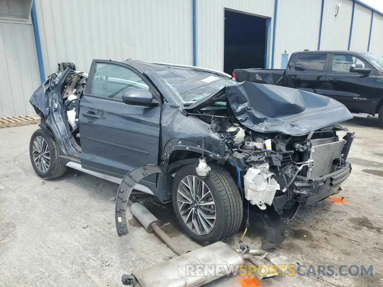 4 Photograph of a damaged car KM8J33AL3KU014231 HYUNDAI TUCSON 2019