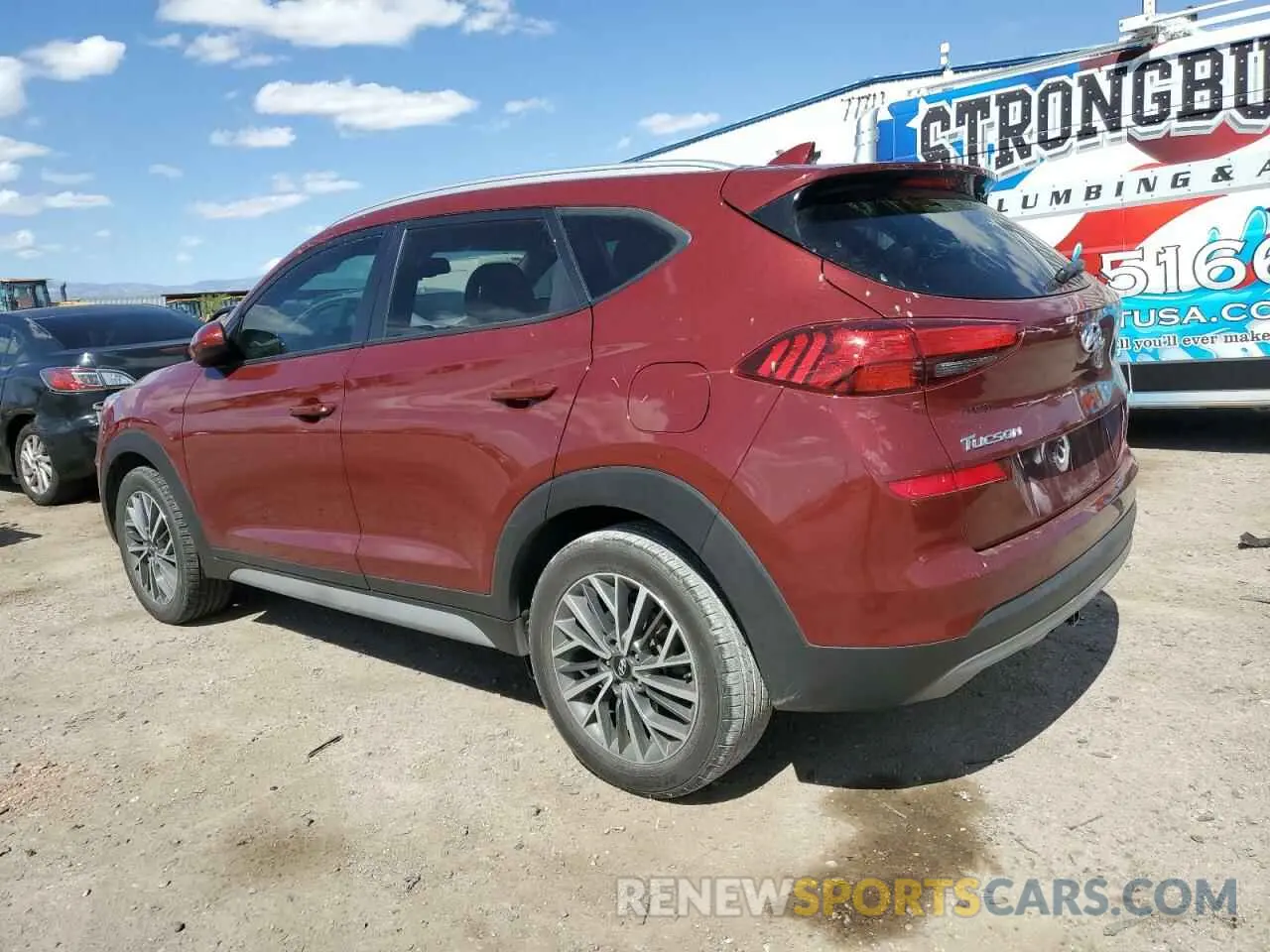 2 Photograph of a damaged car KM8J33AL3KU029859 HYUNDAI TUCSON 2019