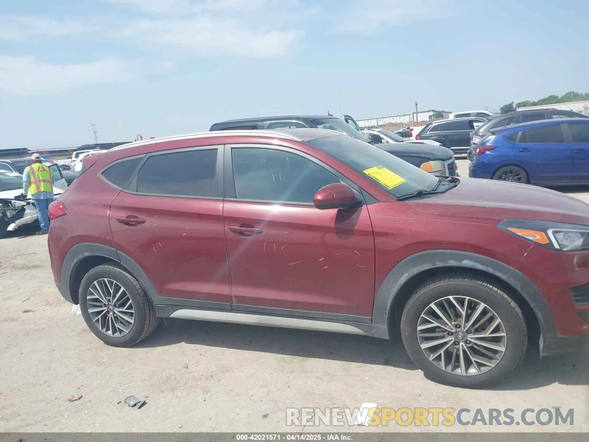 14 Photograph of a damaged car KM8J33AL3KU039436 HYUNDAI TUCSON 2019