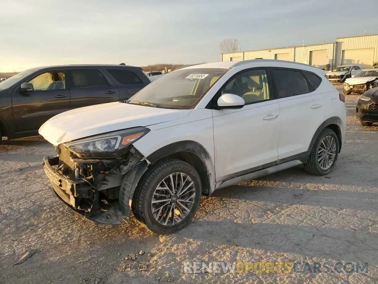 1 Photograph of a damaged car KM8J33AL3KU876123 HYUNDAI TUCSON 2019