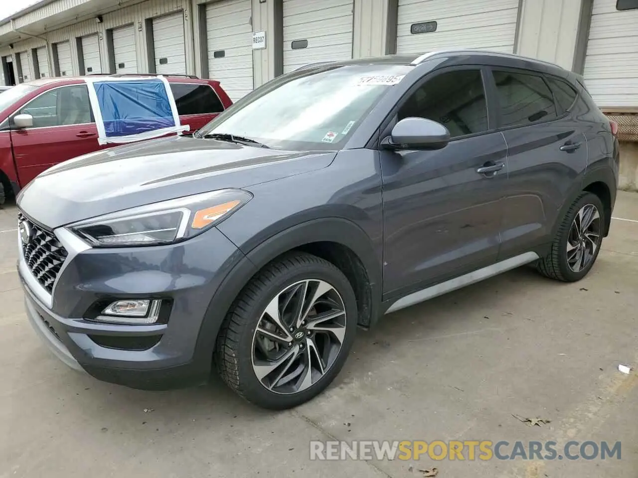 1 Photograph of a damaged car KM8J33AL3KU888367 HYUNDAI TUCSON 2019