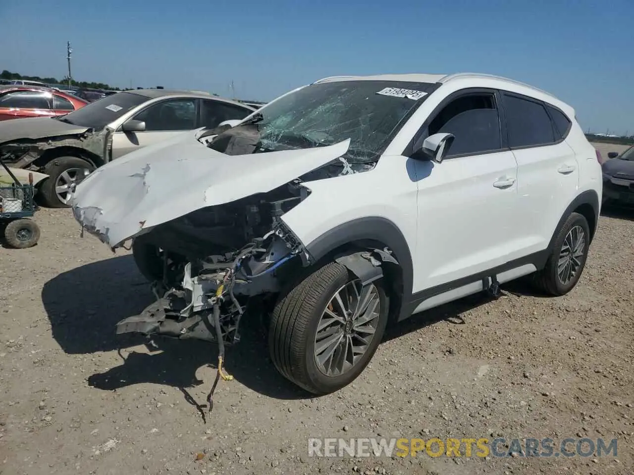 1 Photograph of a damaged car KM8J33AL3KU895562 HYUNDAI TUCSON 2019