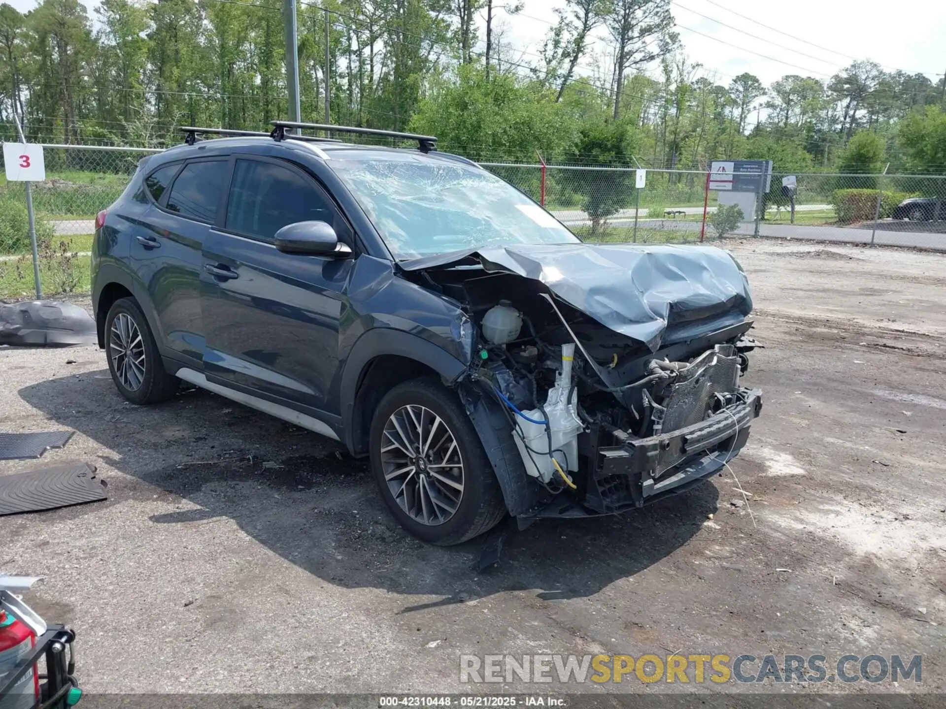 1 Photograph of a damaged car KM8J33AL3KU937888 HYUNDAI TUCSON 2019