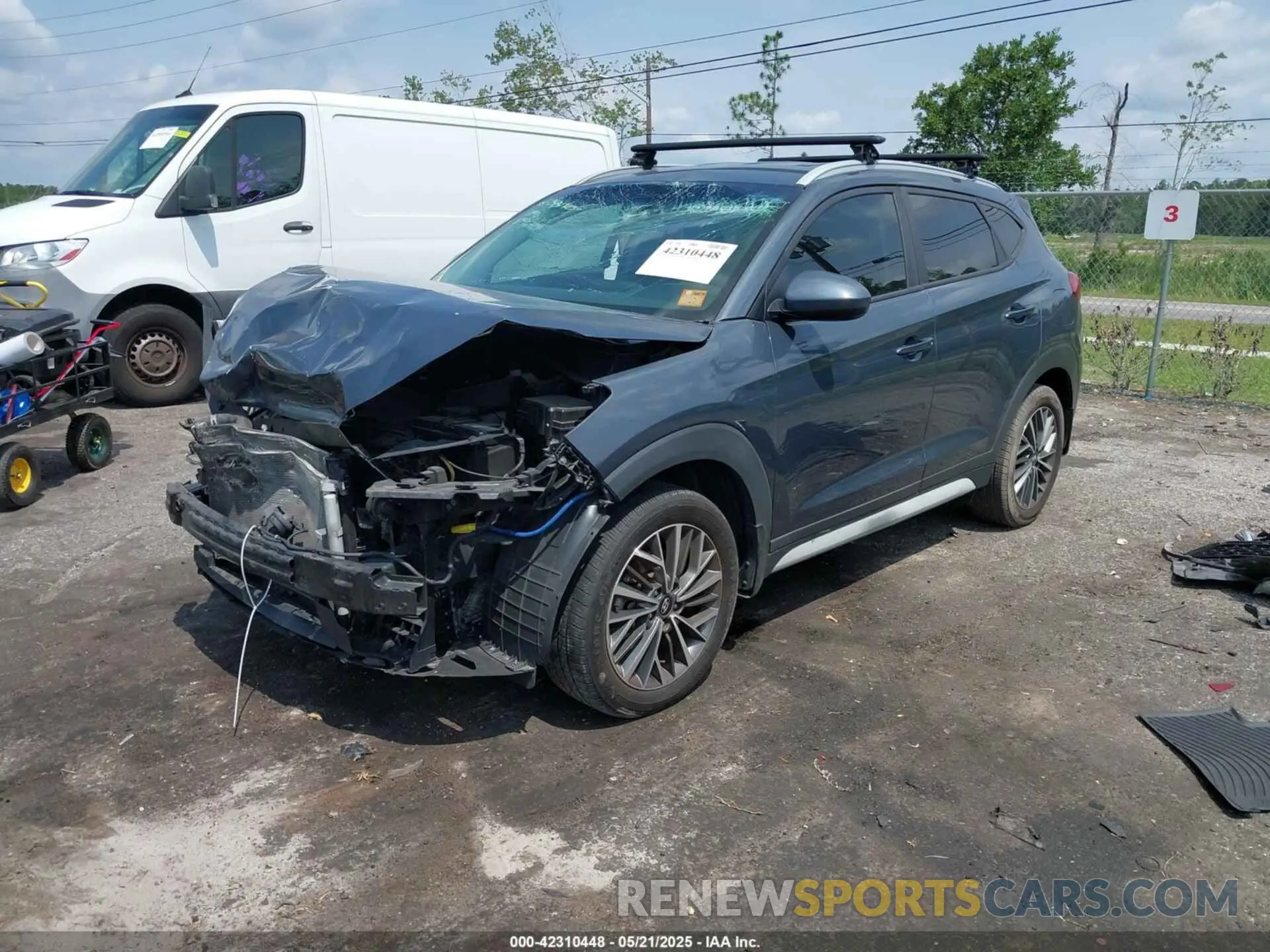 2 Photograph of a damaged car KM8J33AL3KU937888 HYUNDAI TUCSON 2019