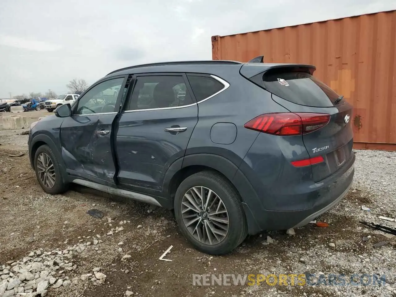 2 Photograph of a damaged car KM8J33AL4KU015601 HYUNDAI TUCSON 2019