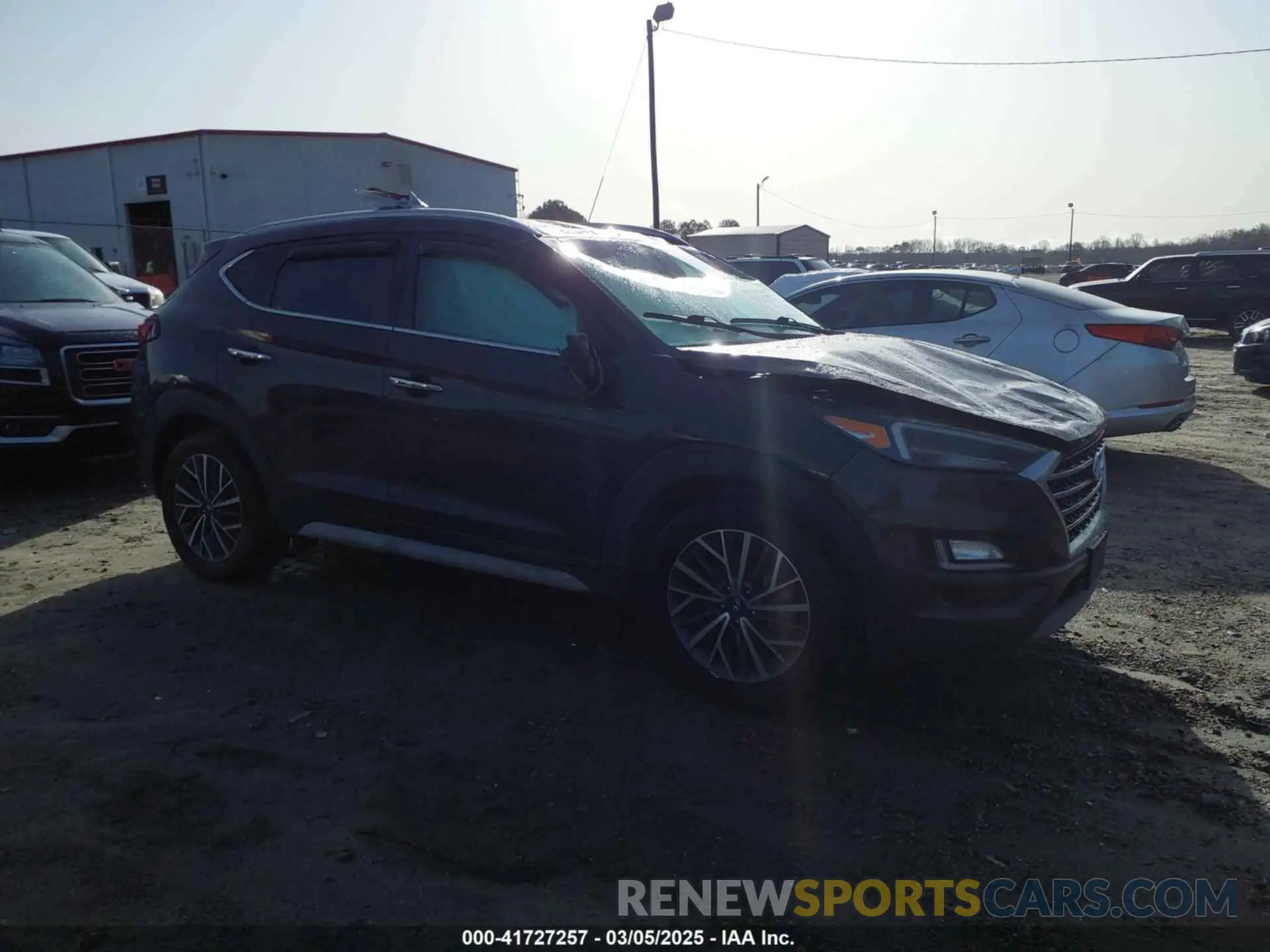 1 Photograph of a damaged car KM8J33AL4KU022757 HYUNDAI TUCSON 2019